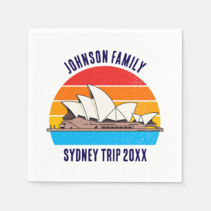 Sydney Australien Resa Opera House Personlig Pappersservett