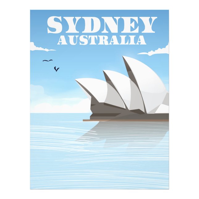 Sydney Australien Resaaffisch Fototryck (Framsidan)