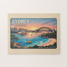 Sydney Australien Resaaffisch Pussel