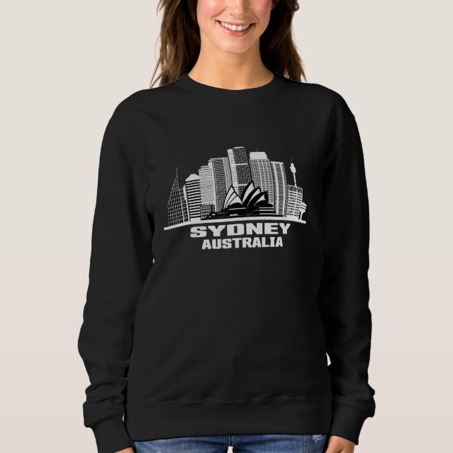 Sydney Australien Skyline Australians Australian C T Shirt (Framsida)