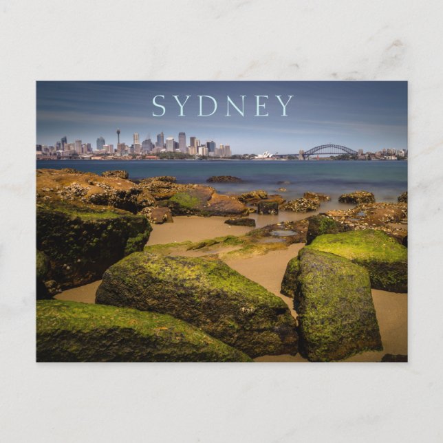 Sydney Australien Skyline, Sydney Harbor NP Vykort (Framsida)