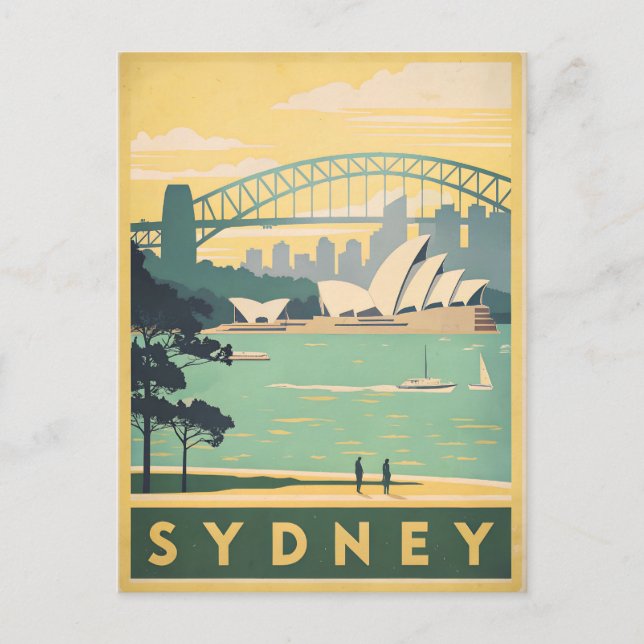 Sydney, Australien - Stunning Landmark Views Vykort (Framsida)