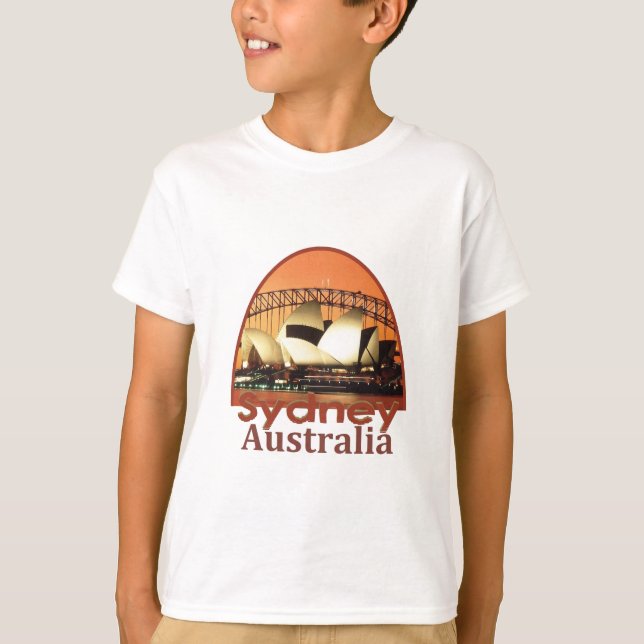 SYDNEY Australien Tee Shirt (Framsida)