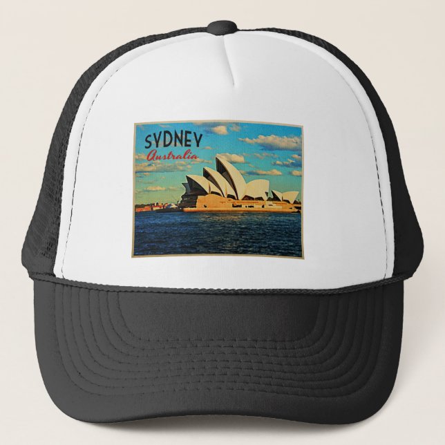 Sydney Australien Truckerkeps (Framsida)