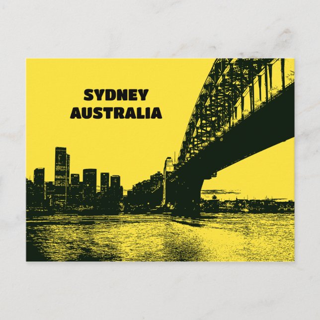 Sydney Australien vykort (Framsida)