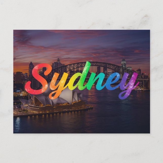 Sydney Australien Vykort (Framsida)