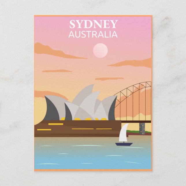 Sydney, Australien Vykort (Framsida)