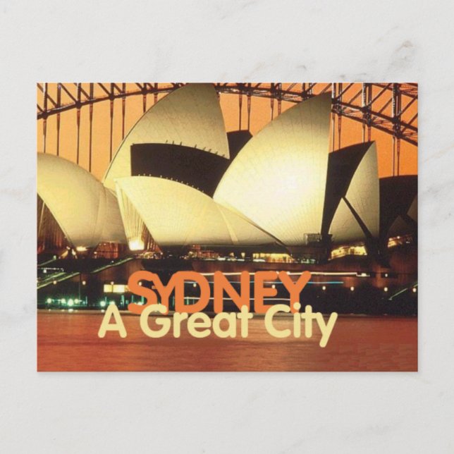 SYDNEY Australien Vykort (Framsida)