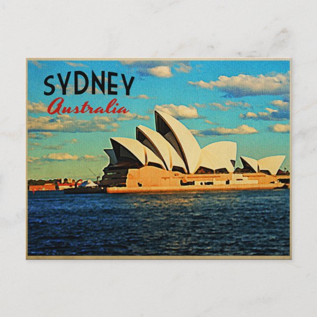 Sydney Australien Vykort (Framsida)