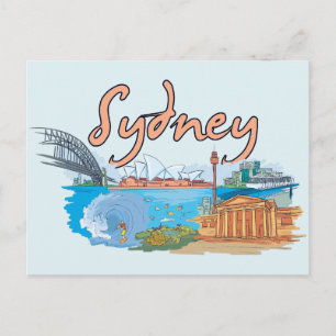 Sydney, Australiens Berömd City Vykort
