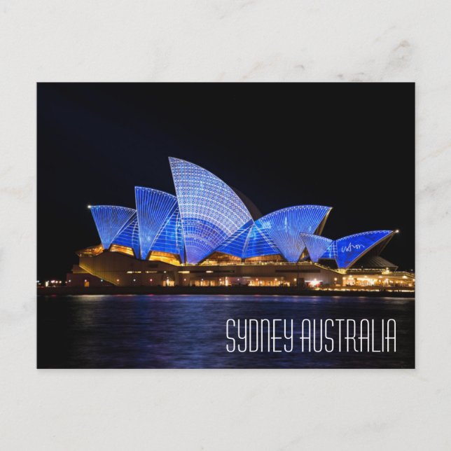 Sydney Australiens vykort (Framsida)