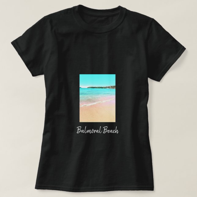 Sydney Balmoral Beach nature scenery T Shirt (Design framsida)