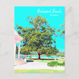 Sydney Balmoral Beach white Rotunda Vykort