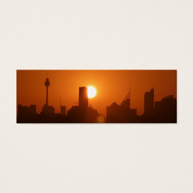 Sydney-bokmärke Litet Visitkort (Framsidan)