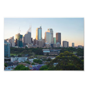 Sydney Business Center Skyscrapers Fototryck