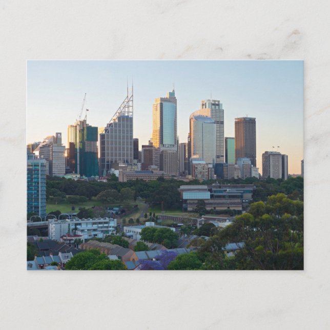 Sydney Business Center Skyscrapers vykort (Framsida)