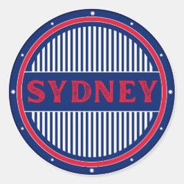Sydney City Pride Emblem – Australiensisk Identite Runt Klistermärke