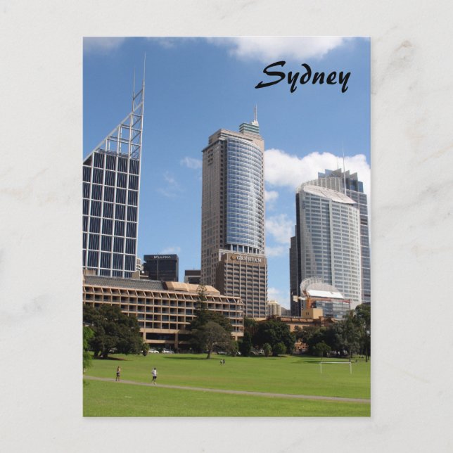 sydney domain vy vykort (Framsida)