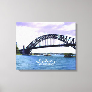 Sydney Ferry Harbor Bridge Canvastryck