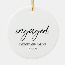 Sydney First jul Engaged Modern Julgransprydnad Keramik