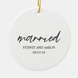 Sydney First jul, gift modern Julgransprydnad Keramik