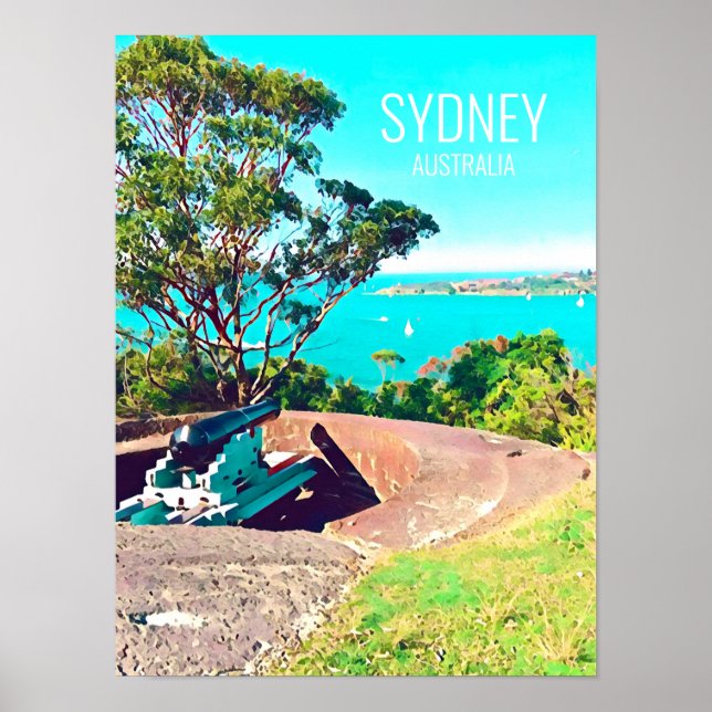 Sydney Georges Head Mosman Australia Poster (Framsidan)