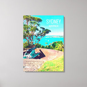 Sydney Georges Head Mosman Australien Canvastryck