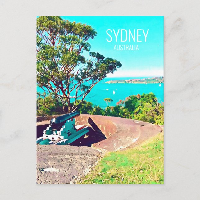 Sydney Georges Head Mosman Australien Vykort (Framsida)