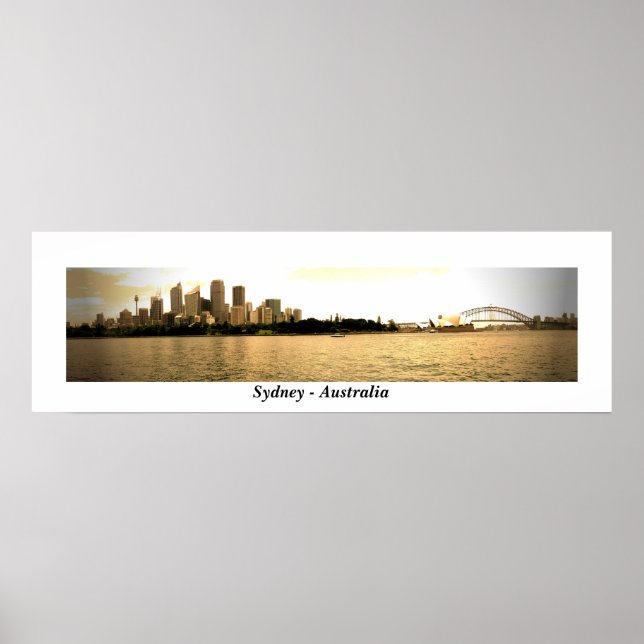 Sydney Guld Poster (Framsidan)