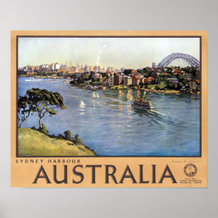 Sydney hamn Australien Poster