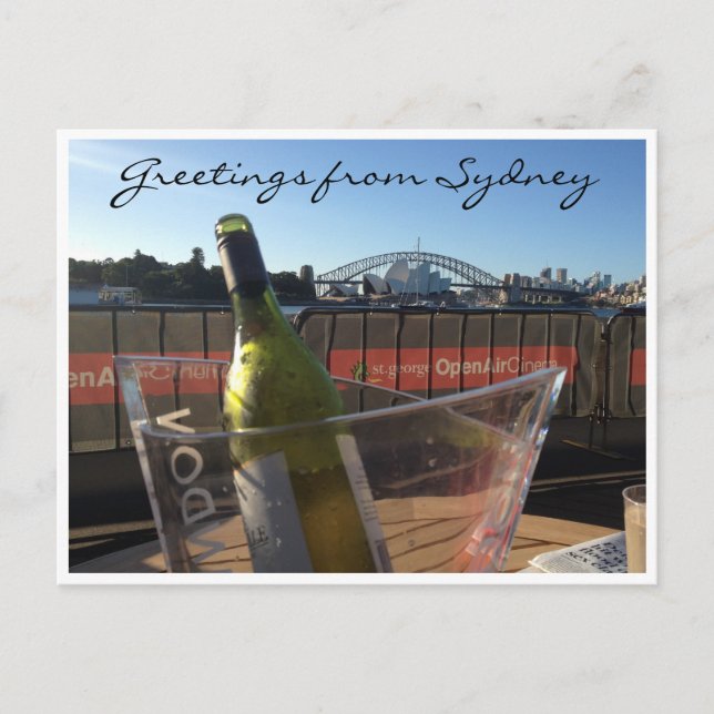 sydney hamn boende vykort (Framsida)