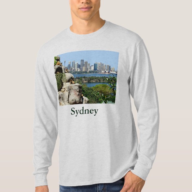 Sydney hamn från zooen tee (Framsida)