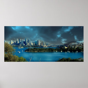 Sydney hamnaffisch poster