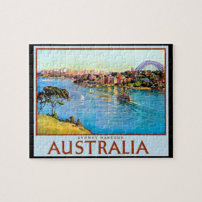 Sydney Harbor Australia Puzzle Pussel (Horisontell)