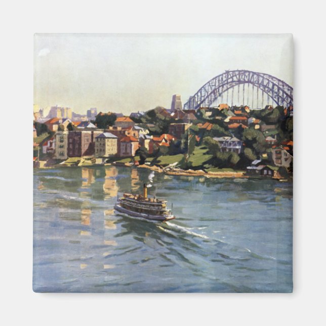 Sydney Harbor Australien Magnet (Framsidan)