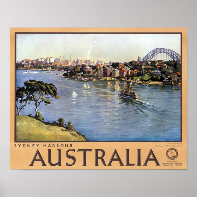 Sydney Harbor, Australien Poster (Framsidan)