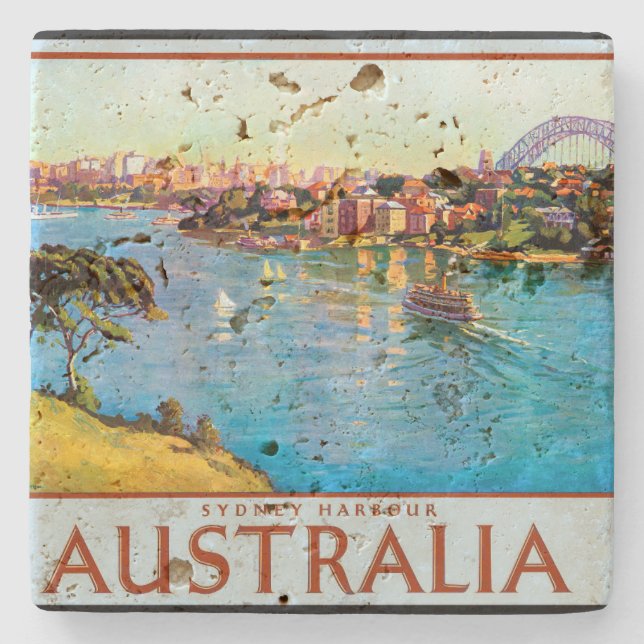 Sydney Harbor Australien Stenunderlägg (Framsidan)