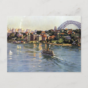 Sydney Harbor Australien Vykort