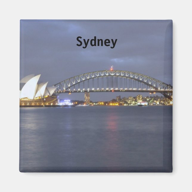 Sydney Harbor Bridge Australien Magnet (Framsidan)