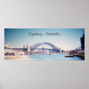 Sydney Harbor Bridge, Australien Poster