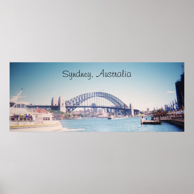 Sydney Harbor Bridge, Australien Poster (Framsidan)