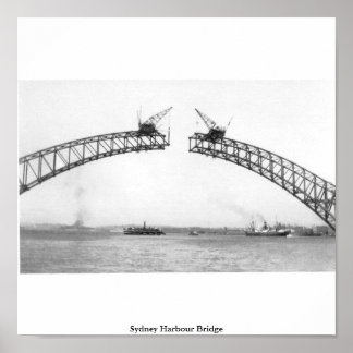 Sydney Harbor Bridge, Australien Poster