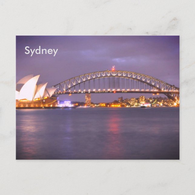 Sydney Harbor Bridge Australien Vykort (Framsida)