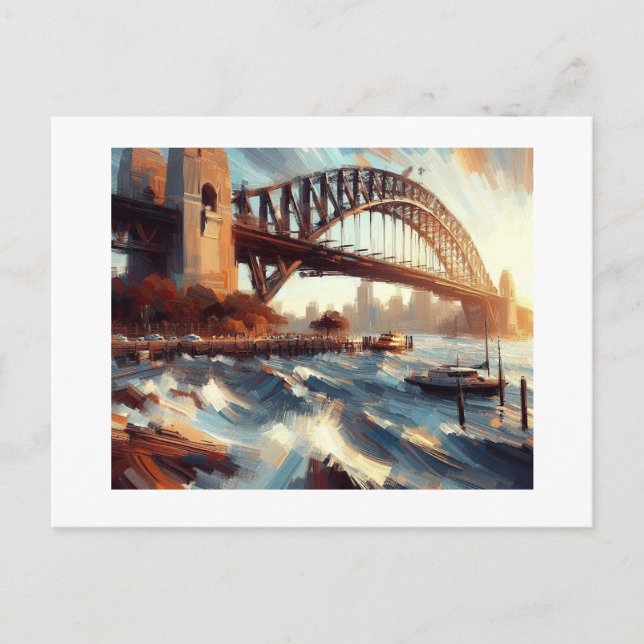 Sydney Harbor Bridge Australien Vykort (Framsida)