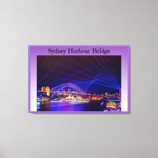 Sydney Harbor Bridge Canvastryck (Framsida)