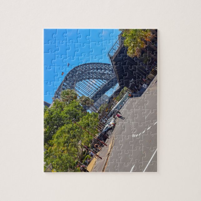 Sydney Harbor Bridge i Sydney Australia Pussel (Vertikal)