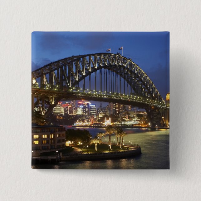 Sydney Harbor Bridge och Park Hyatt Sydney Hotel Knapp (Framsida)