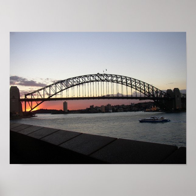 Sydney Harbor Bridge Poster (Framsidan)