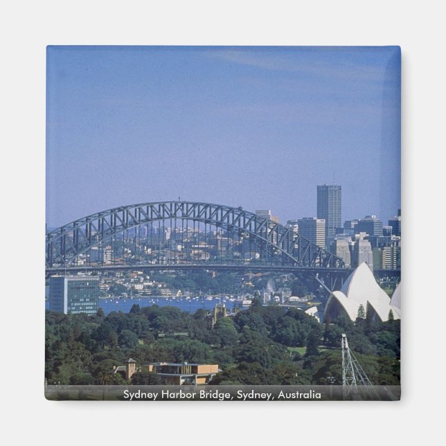 Sydney Harbor Bridge, Sydney, Australien Magnet (Framsidan)