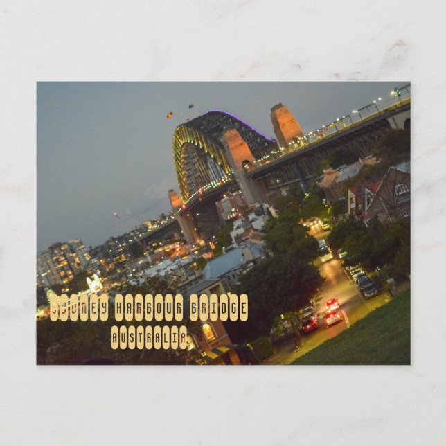 Sydney Harbor Bridge Vykort (Framsida)